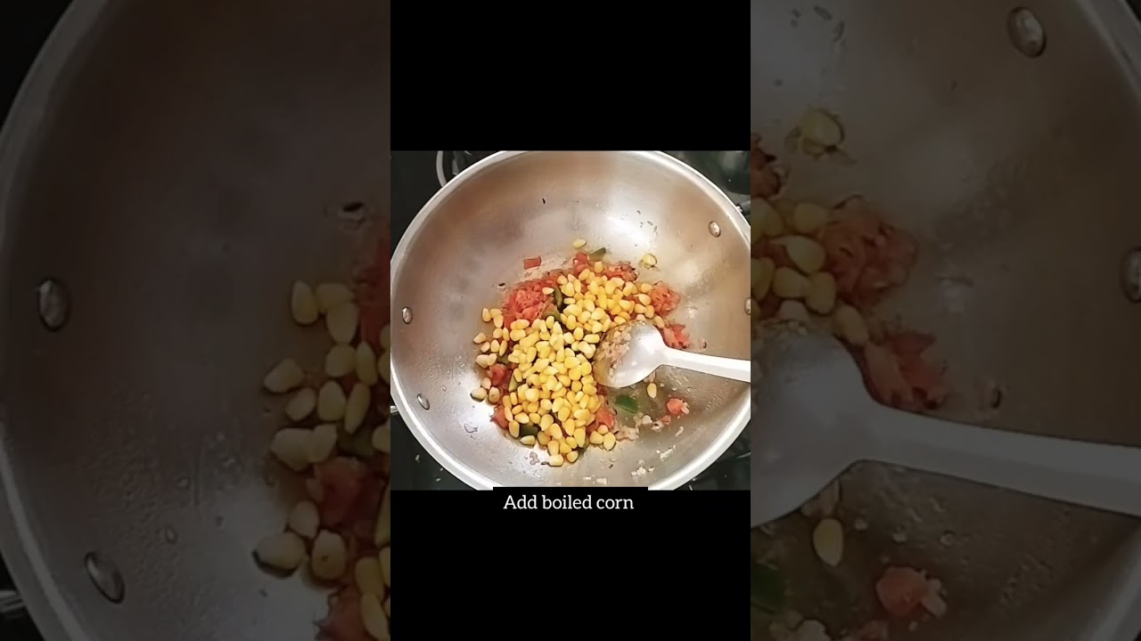 Corn palak sabzi# Easy and quick spinach corn curry # palak corn Recipe # shorts # Homemade