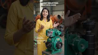 20HP Diesel Engine for Concrete Mixture Machine#bharatindustries #viral #farming #trending #shots