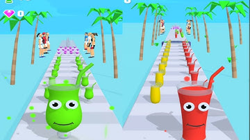 Juice Run All Laval Gameplay - Android Game,ios New Game | Mobile Games