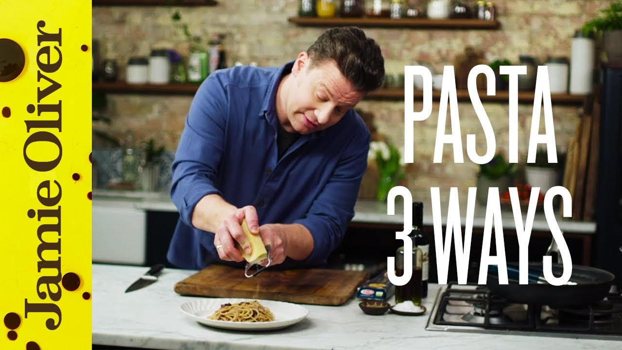 Super Quick Pasta 3 ways | Jamie Oliver - YouTube