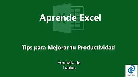 Ctrl + T para Crear una Tabla con Formato y Filtros