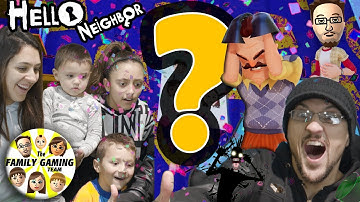 HELLO FGTEEV NEIGHBOR, UR FAMOUS! Life is Complete! ACT 1 Easter Egg in Hello Neighbor FINAL GAME!