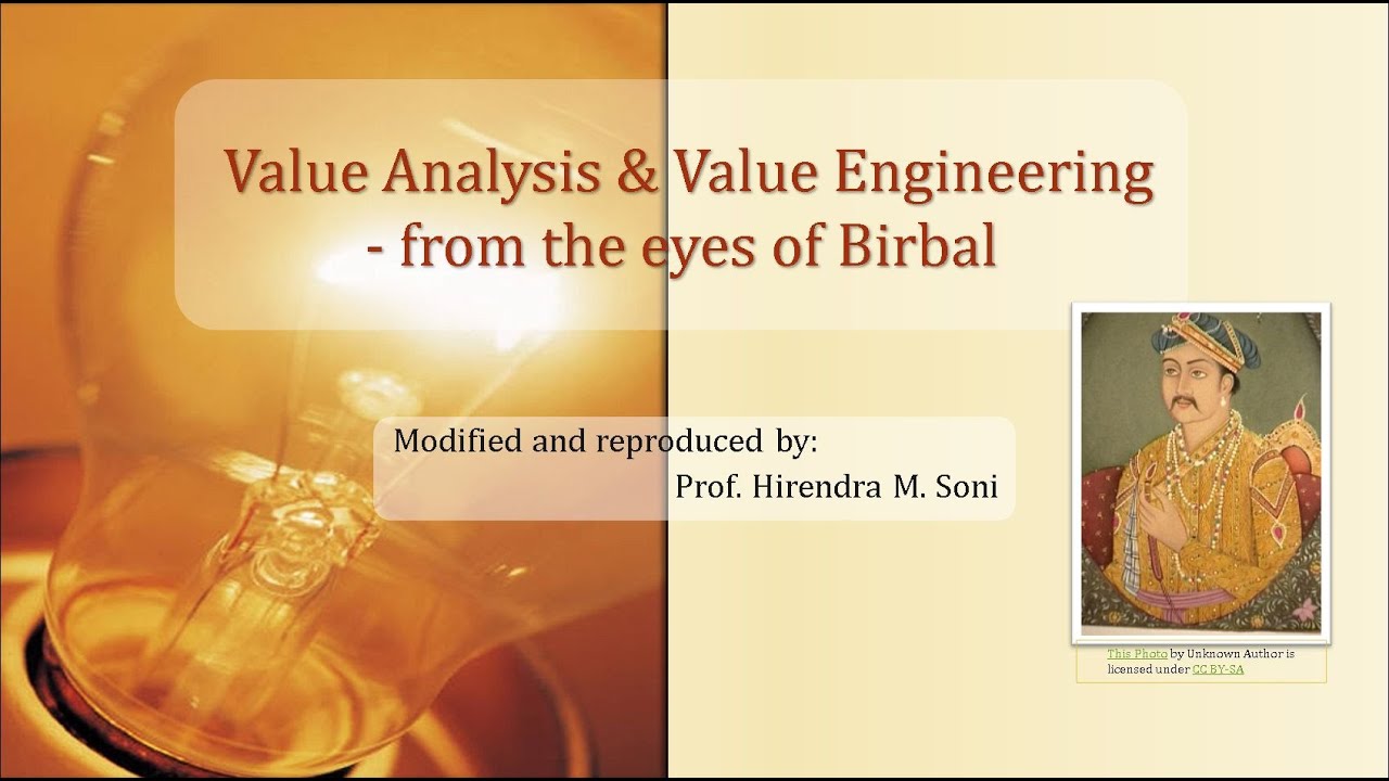 Value Analysis and Value Engineering - YouTube