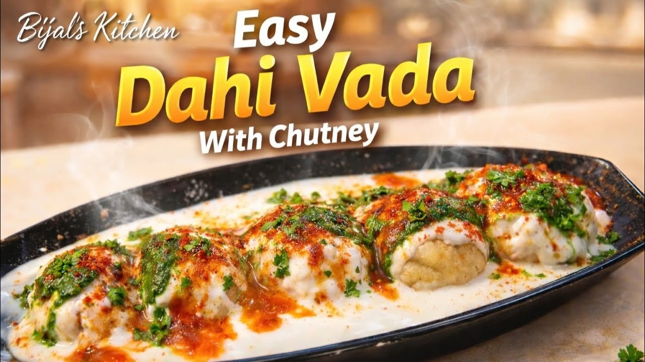 Holi Special Dahi Bhalla 🥣 Rangon jaisa Soft & Creamy 😍|Dahi Vada Recipe | Dahi Bhalla Recipe |