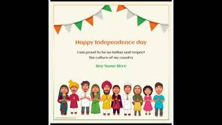 happy independence day with a beautiful images 15 August video bharat / world 💐 screenshot 5
