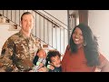 Deployment| real day in the life with a newborn and toddler