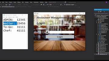 Restaurant Management System - Visual Basic