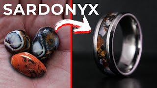 Making A Sardonyx Inlay Ring (August Birthstone) by Patrick Adair Designs 27,456 views 1 year ago 8 minutes