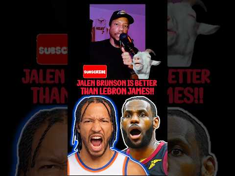 #JalenBrunson is BETTER than #LeBronJames ‼️🤯🐐