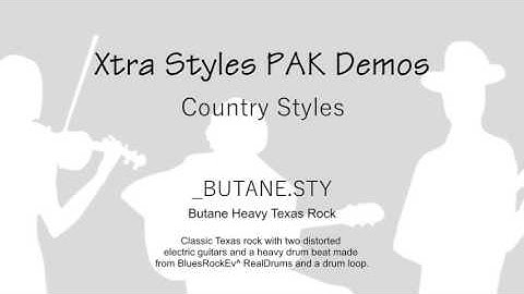 Band-in-a-Box® - Xtra Styles PAK 1 Demos
