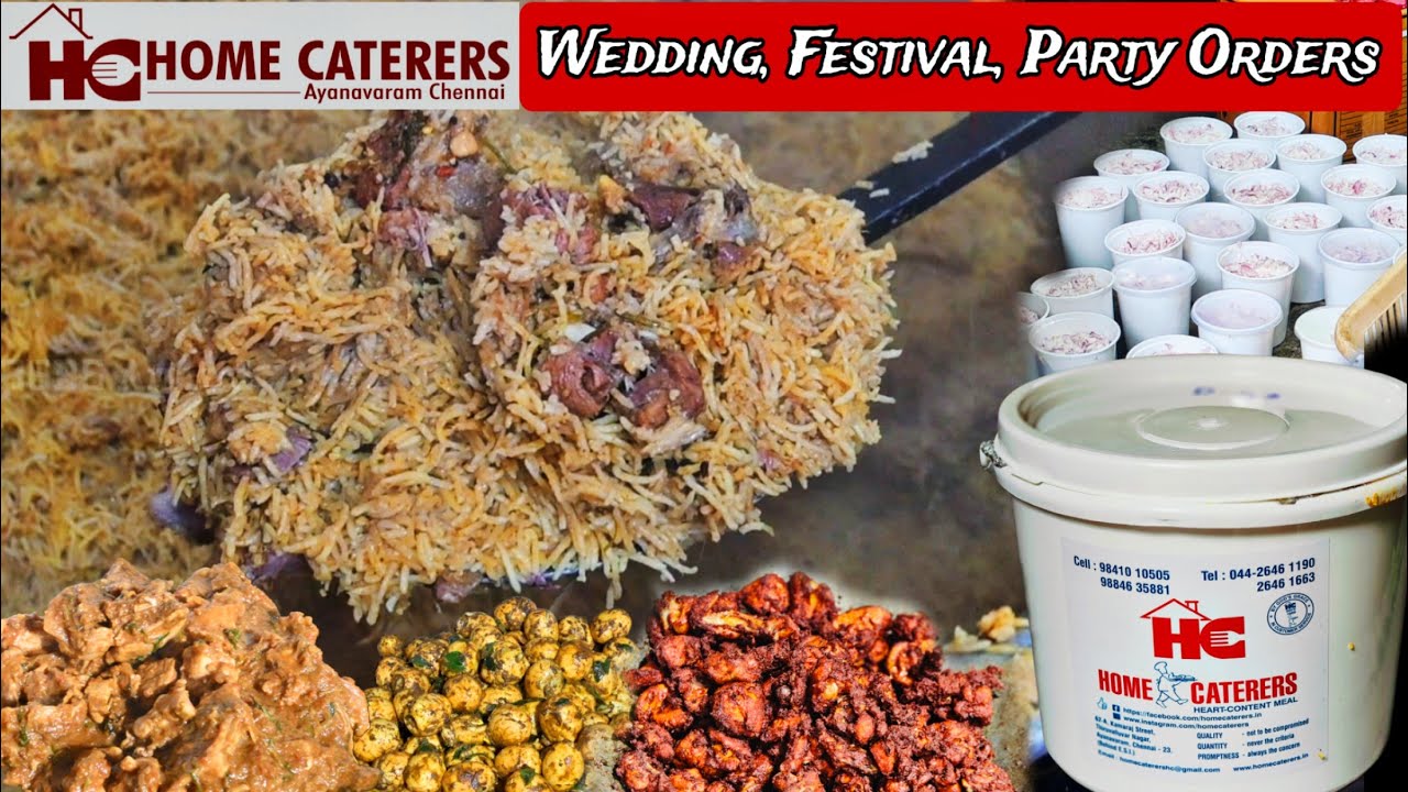Best Wedding Biryani Caterers in Chennai | Home Caterers, Ayanavaram | Biryani Catering Chennai