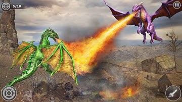 Flying Dragon Hunting: Dragons Shooter Game 2020 ( Dragons Castle )
