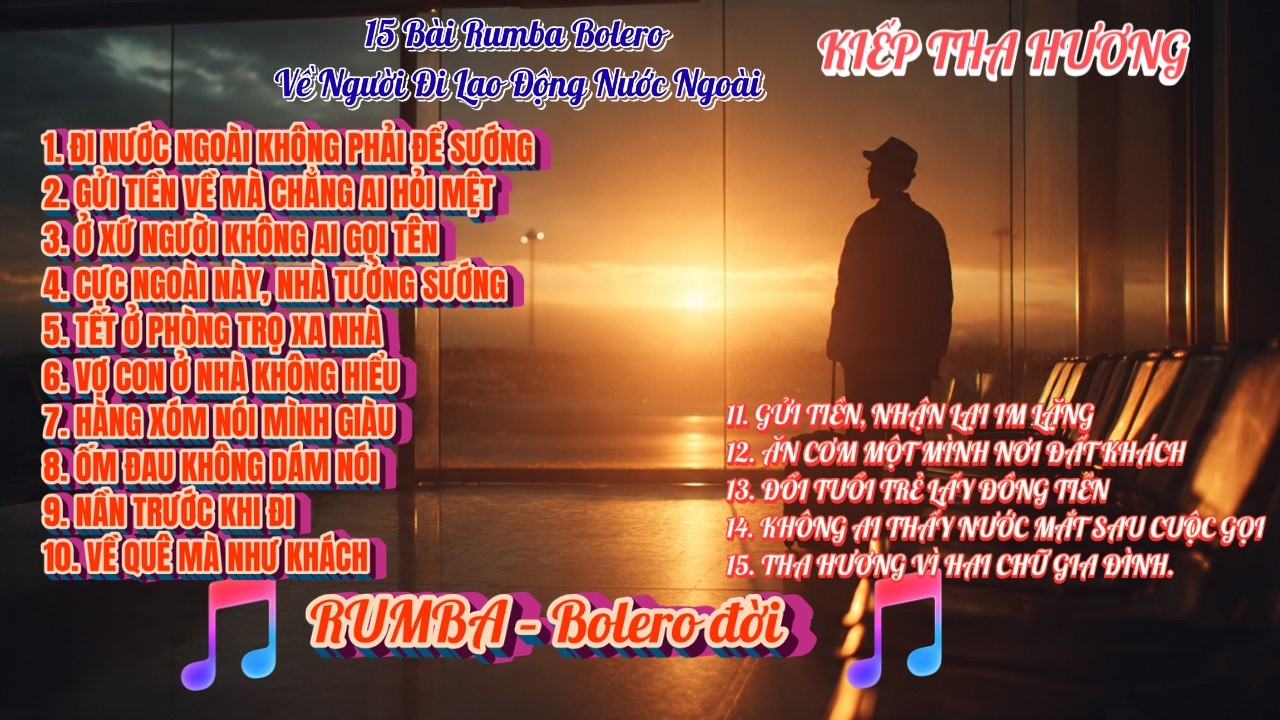 Tha Hương Vì Hai Chữ Gia Đình | 15 Bài Rumba Bolero NGHE MÀ THẤM