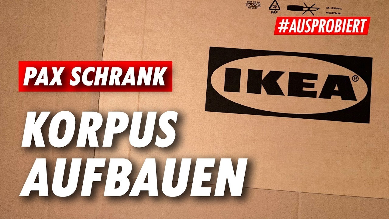 IKEA PAX Korpus (aktuelle Version!) ALLEINE aufbauen ✅