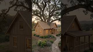 Building a Wooden House Under a Giant Tree | Timelapse