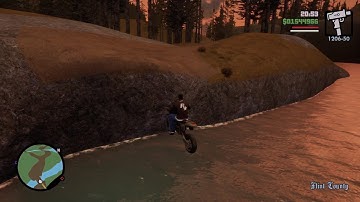Invisible bridge in GTA San Andreas Definitive Edition