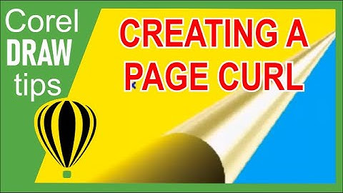 Creating Page Curl in CorelDraw