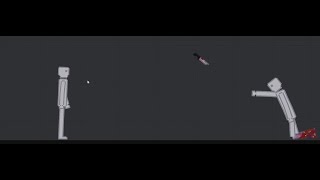 Humans Throwing Weapons At Each Other In People Playground