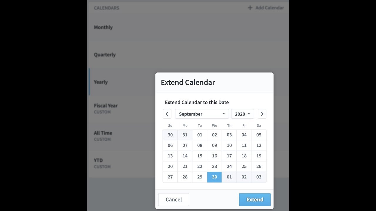 Creating and Using Calendars