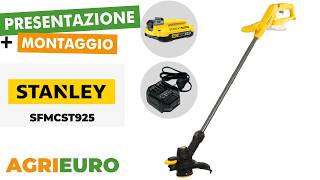 Stanley SFMCST925 Tagliabordi a batteria - 18V 2 Ah - Presentazione e montaggio