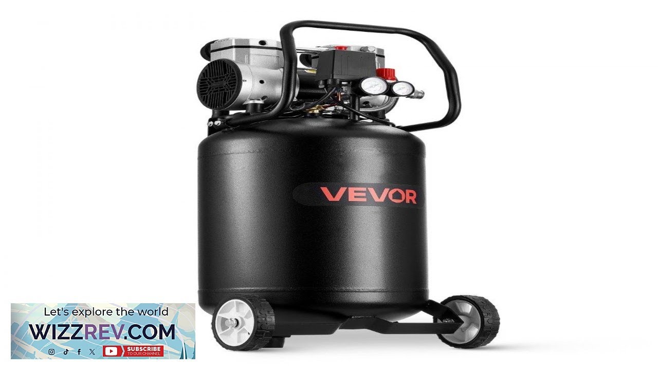 VEVOR 14 Gallon Air Compressor 2HP 4.3 SCFM at 90PSI Max 125PSI Pressure
