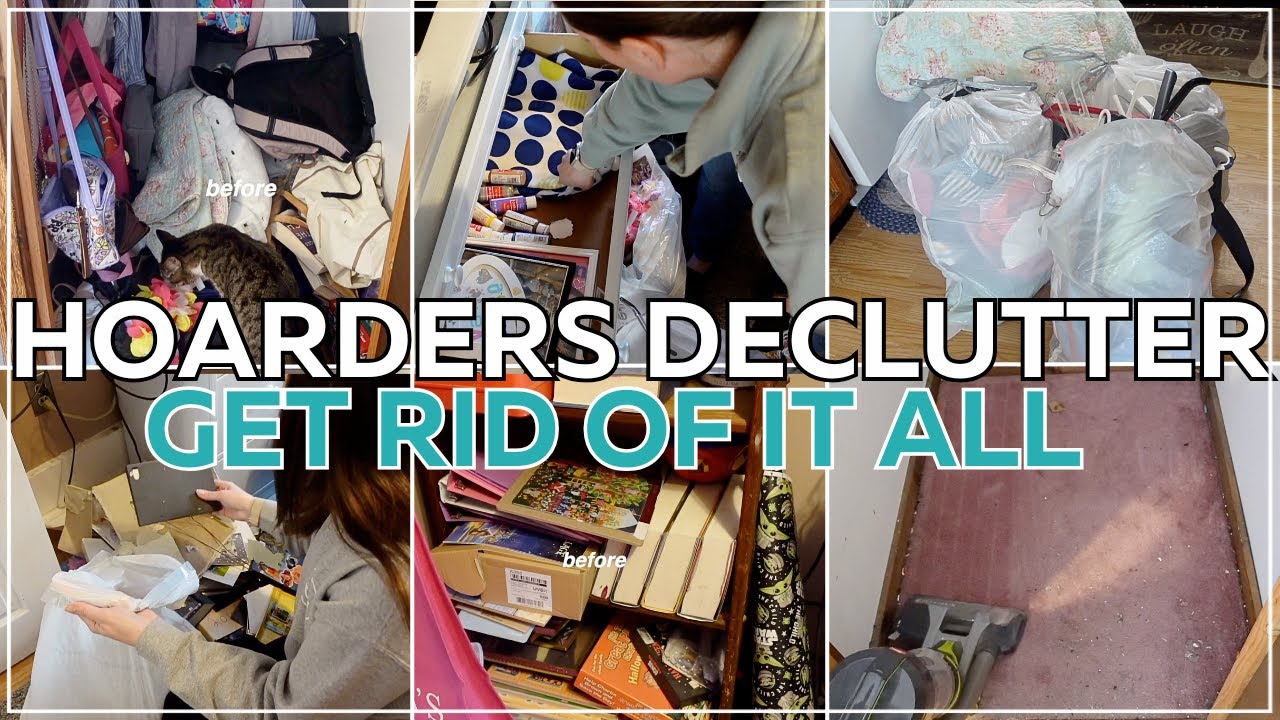 HOARDERS Extreme Declutter / THROWING EVERYTHING OUT 2025 / Decluttering, Organizing, & Cleaning!