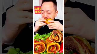 super delicious bone marrow #food #asmr #pork #mukbang #tasty #eating #shorts