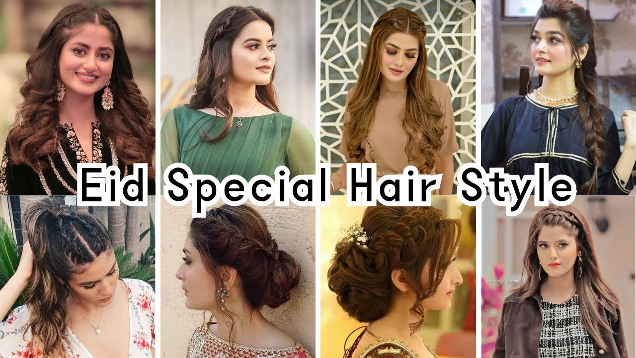 Simple &Elegant Hairstyle For Eid | Summer Hairstyle with Open Hair -  YouTube