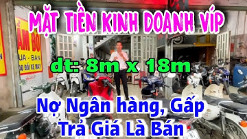 Nợ Ngân Hàng Gấp,Trả Giá Là bán. nhà lầu Mặt Tiền Kinh Doanh Víp #729