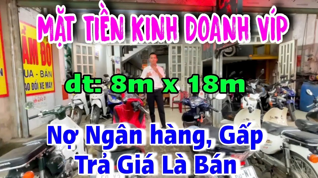 Nợ Ngân Hàng Gấp,Trả Giá Là bán. nhà lầu Mặt Tiền Kinh Doanh Víp #729