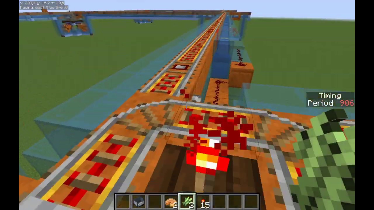 Item-routed Rail Network - Minecraft - YouTube