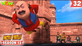 monkey ne kia motu ko chase s13 32 motu patlu new cartoons for kids spot