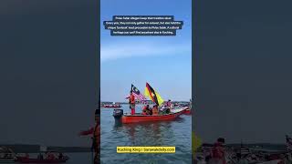 Pulau Salak villagers keep their tradition alive! #shorts #shortsfeed #kuching