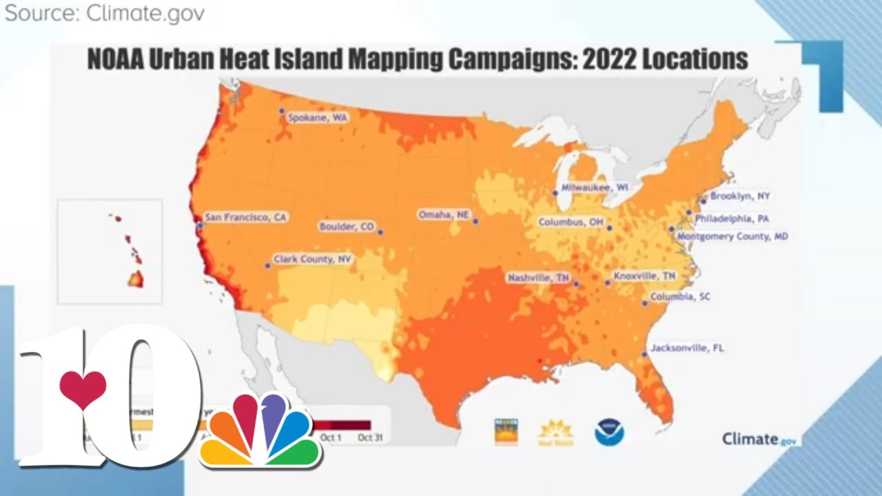 Researchers map heat inequities in Knoxville, finding higher temperatures in lower-income areas