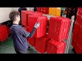 Plastic Box Factory in Korea That Machines Make Automatically