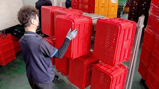 Plastic Box Factory in Korea That Machines Make Automatically