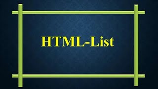 HTML Tutorial for Beginners | Part 5 | HTML List tags | UI Ninjas