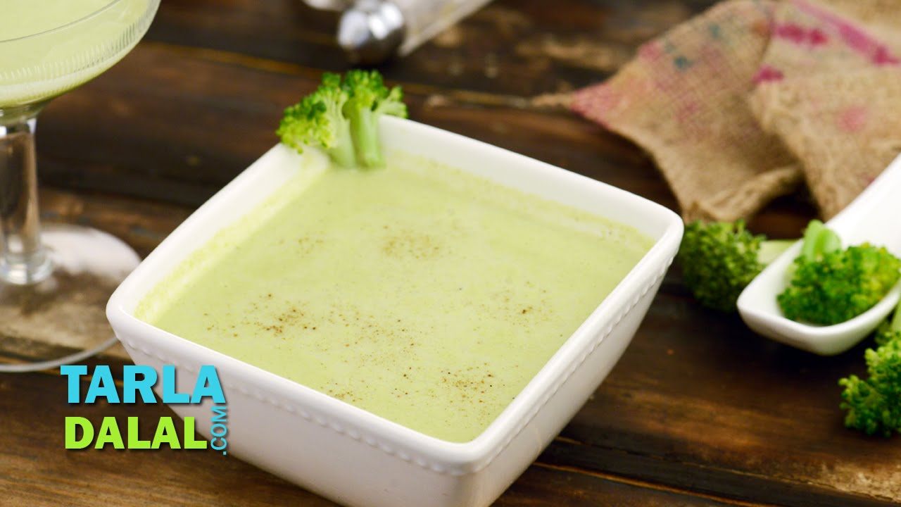 Broccoli Soup  (Pregnancy Food) by Tarla Dalal