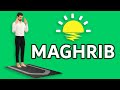 How to pray maghrib for men beginners  with subtitle