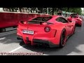 Supercar parade in vienna   100 supercars accelerations revs and more