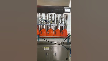 ZONESUN Automatic 4 Heads Paste Laundry Detergent Filling Machine