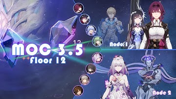 MOC 3.5 | Kafka x Hysilens & Castorice | Memory Of Chaos 12 | Honkai Star Rail