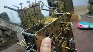 tutorial how to remove spring power on a Junghans Mauthe Kienzle Fiag Gustav Becker antique pendu...