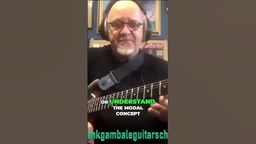 Guitar Legend Gambale want YOU to Master the Modes and Unlock the Power of Music Theory