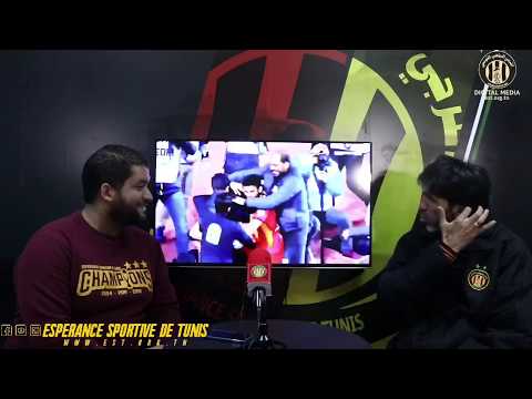 بعد الماتش مع لاعب الترجي الرياضي التونسي السابق سراج الدين الشيحي