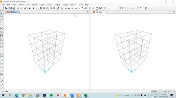 Seismic design of a simple RC structure in SAP2000 1