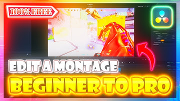 How to Edit a *GAMING MONTAGE🕹️* on Davinci Resolve!!! [NO PLUGINS]