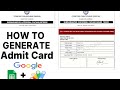 how Make an Dynamic Admit Card Google Sheet &amp; App Script Use #coding  #school #cod #free #admitcard