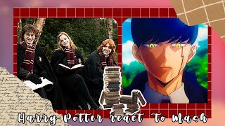 •|Harry Potter react to Mashle Magic And Muscles|•// gacha club 🇧🇷/🇺🇸