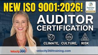 Master the New ISO 9001 2026 Standard Velocity 360 USA Training
